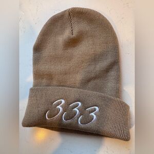 NEW - never worn. Beige Beanie